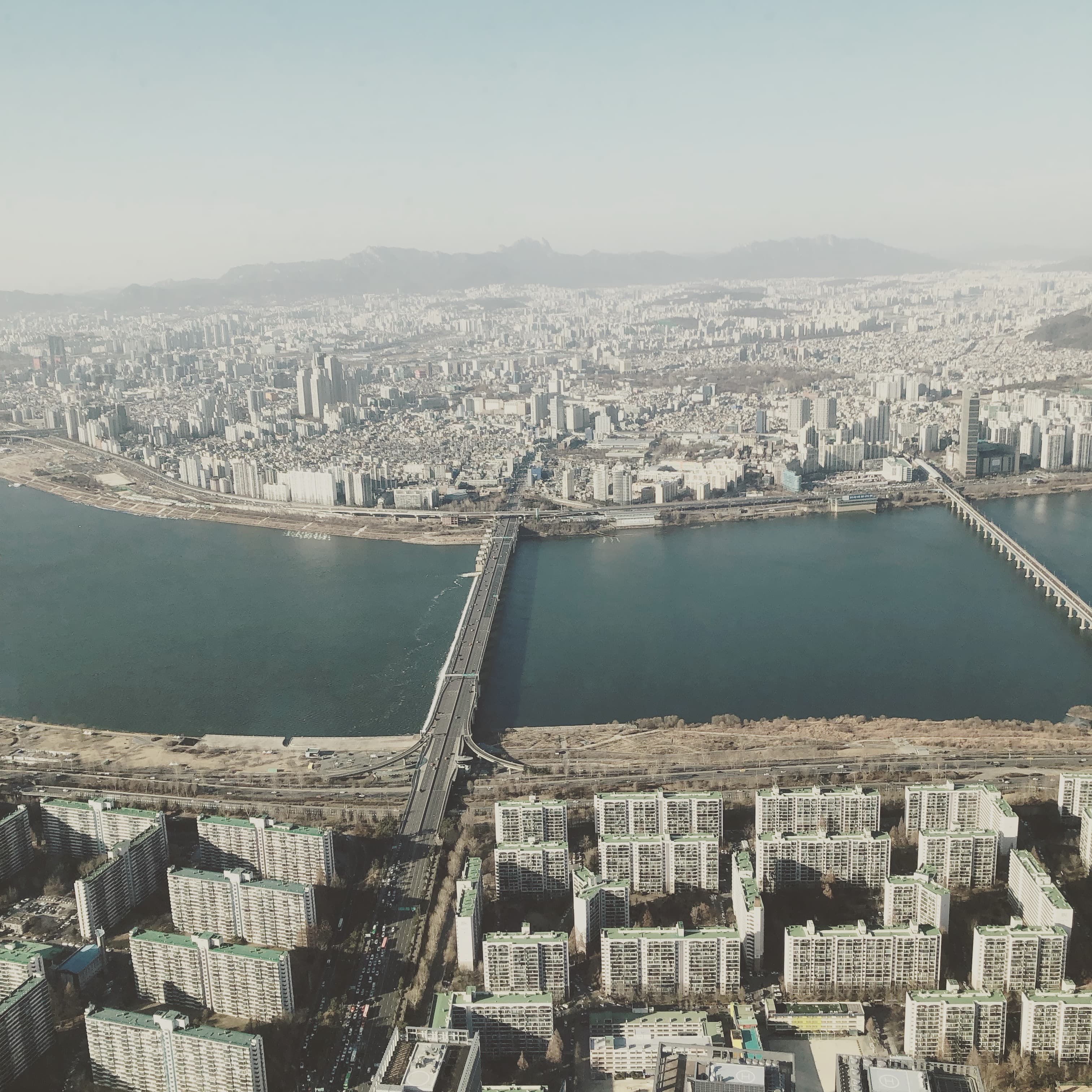 Seoul City from Lotte Tower